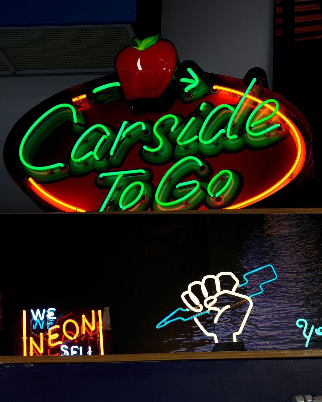 Neon and faux neon signs