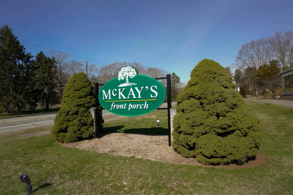 McKays - Outdoor custom sign made by AA Sign and Awning for a business in Rhode Island